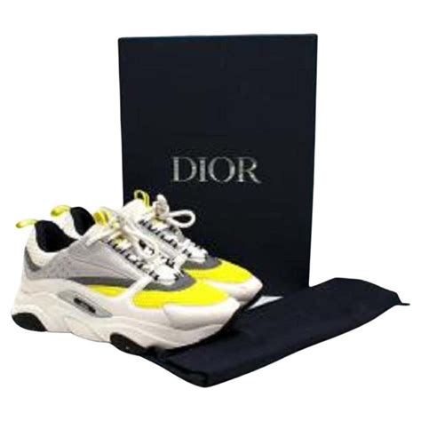 dior b22 blanche jaune|Dior b22 shoes goat.